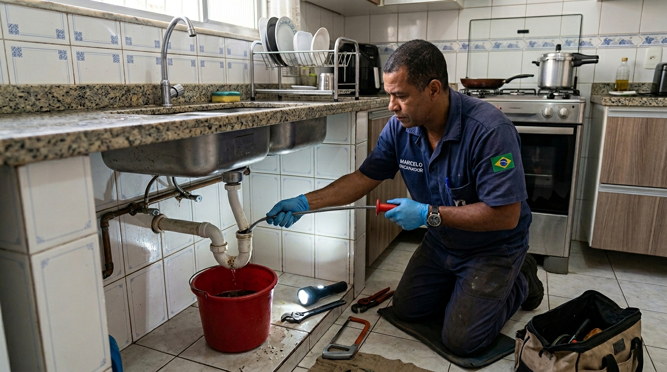 Limpeza de Canos com Equipamento em Serra‑ES