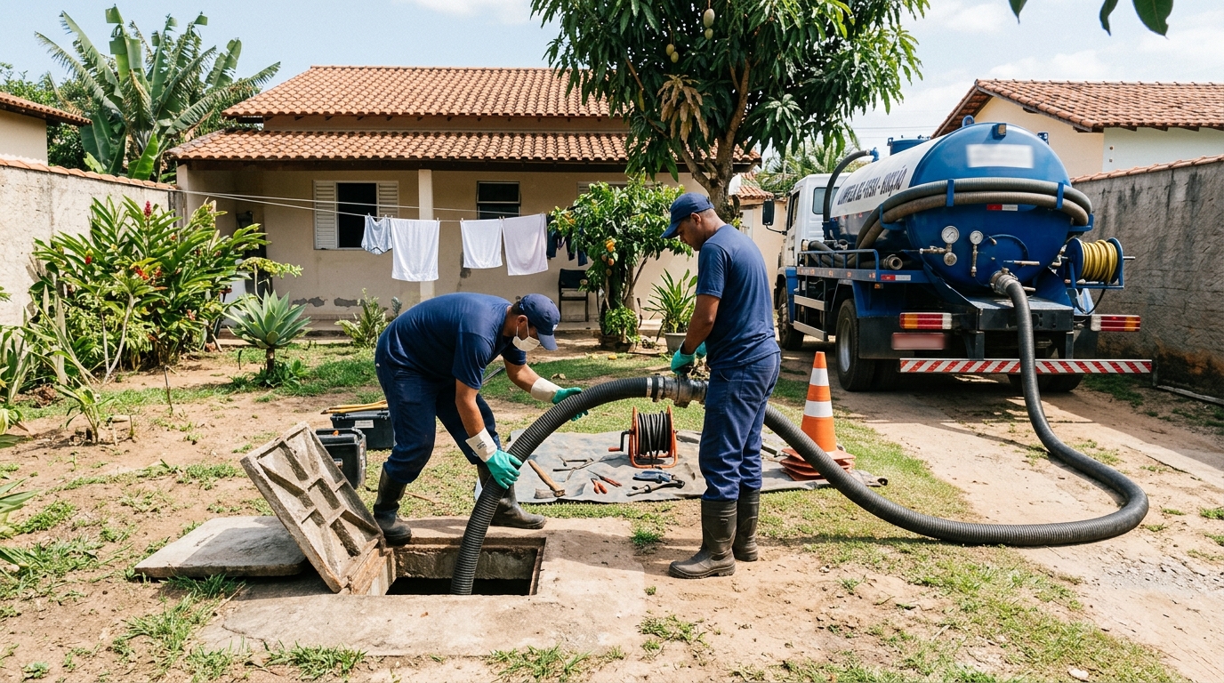 Manutenção de Fossa em Serra‑ES